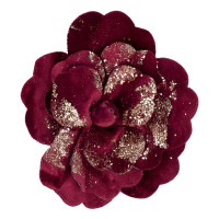 Троянда різдвяна Yes! Fun d-12 см темно-червона