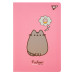 Тетрадь для записей YES А4/40 обл. с высечкой Pusheen
