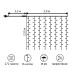 Электрогирлянда штора Novogodko, 272 LED, холодн.белый, 3x2,6 м, мерцание Электрогирлянда штора Novogodko, 272 LED, холодн.белый, 3x2,6 м, мерцание