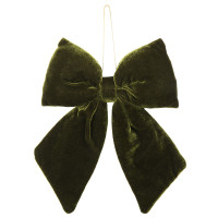 Украшение декоративное Yes! Fun Бант 24x18см темно-зеленый