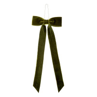 Прикраса декоративна Yes! Fun Бант 38x16 см темно-зелений