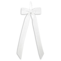 Украшение декоративное Yes! Fun Бант 38x16см белый