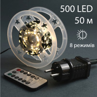 Електрогірлянда Yes! Fun Нитка 100 м 1000 LED тепло-біла вулична 8 функцій пульт