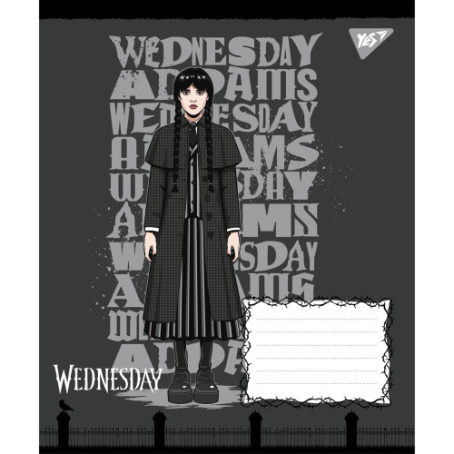 Зошит учнівський шкільний A5 24 арк. клітинка Yes Wednesday Школа загадок Зошит учнівський шкільний A5 24 арк. клітинка Yes Wednesday Школа загадок