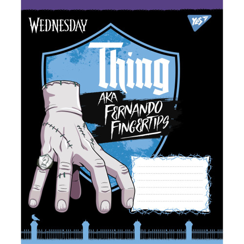 Зошит учнівський шкільний Yes Wednesday Школа загадок A5 48 арк. клітинка Зошит учнівський шкільний Yes Wednesday Школа загадок A5 48 арк. клітинка