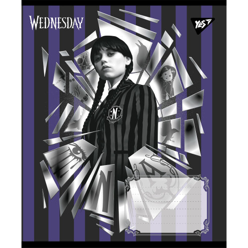Тетрадь ученическая школьная Yes Wednesday Таинственные уроки А5 48 листов линия Тетрадь ученическая школьная Yes Wednesday Таинственные уроки А5 48 листов линия