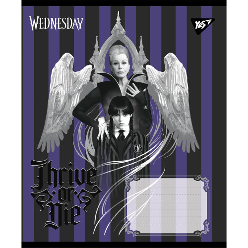 Тетрадь ученическая школьная Yes Wednesday Таинственные уроки А5 48 листов линия Тетрадь ученическая школьная Yes Wednesday Таинственные уроки А5 48 листов линия