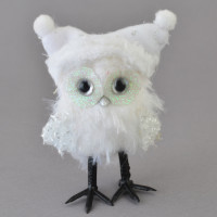 Сова Yes! Fun у шапочці, декорована сріблом, h-9 см