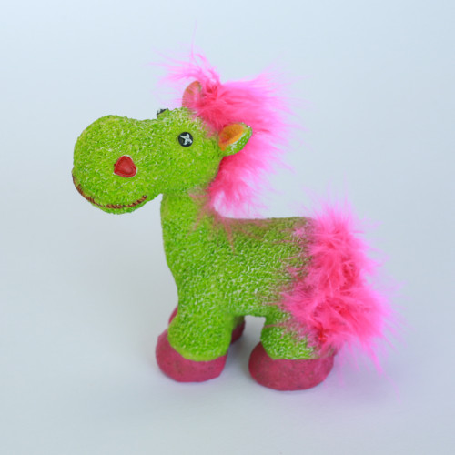 Сувенір HORSE 11 см зелений