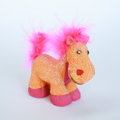 Сувенір HORSE 11 см малиновий