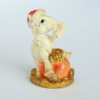 Сувенир HORSE, 7см, белый в ящ. міх: 2 вида