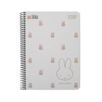 Тетрадь для записей Yes А5 80 листов клетка на спирали Miffy