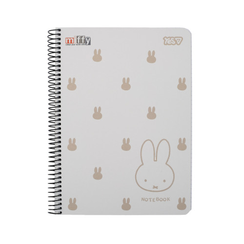 Зошит для записів Yes A5 80 арк. клітинка спіраль Miffy