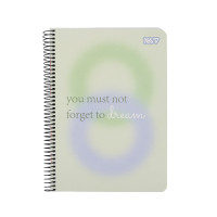 Тетрадь для записей Yes А5 80 листов клетка на спирали Aura