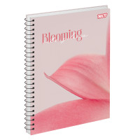 Тетрадь для записей Yes А4 80 листов клетка на спирали Blooming