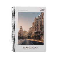 Тетрадь для записей Yes А5 80 листов клетка на спирали Travel Тетрадь для записей Yes А5 80 листов клетка на спирали Travel