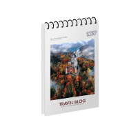 Зошит для записів Yes A6 80 арк. клітинка спіраль Travel Зошит для записів Yes A6 80 арк. клітинка спіраль Travel