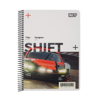 Зошит для записів Yes A5 80 арк. клітинка спіраль Skater