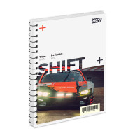 Тетрадь для записей Yes А5 80 листов клетка на спирали Skater