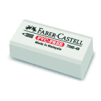 Гумка Pvs-Free біла 188648, Faber-Castell