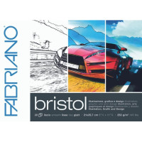 Склейка для рисунка Bristol 250г 20л А4, Fabriano