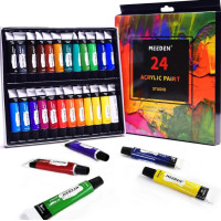 Набор акриловых красок 24х12мл, Meeden