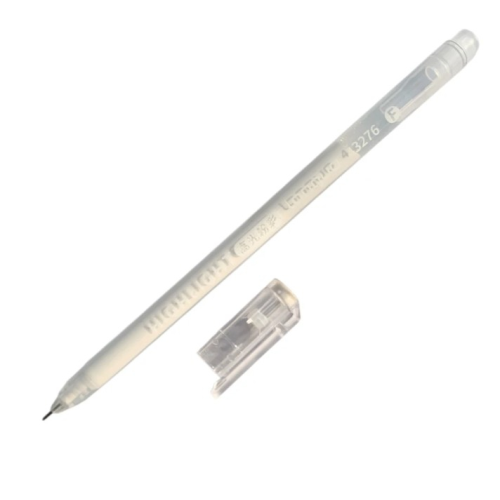 Ручка гелевая белая 0.6 мм 43276-5, Languo