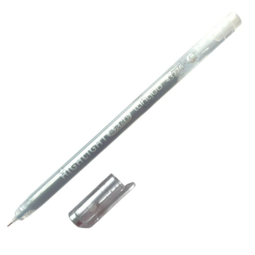 Ручка гелевая серебро 0.6 мм 43276-6, Languo