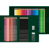 Набор цветных карандашей Polychromos 40 цветов подарочный, Faber-Castell