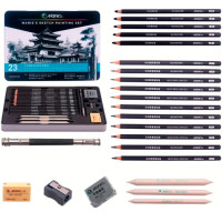 Набір графічних матеріалів Sketch Painting 23 предмети, Maries