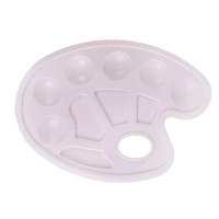 Палитра пластиковая художественная овальная 167х225мм, D.K.ArtCraft