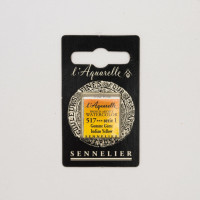 Акварельная краска Индийский желтый S1 (Indian Yellow) Sennelier, полукювета