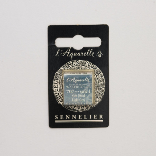 Акварельная краска Светло-серый S1 (Light Grey) Sennelier, полукювета