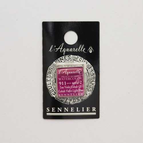 Акварельная краска Кобальт фиолетовый светлый оттенок S2 (Cobalt Violet Light Hue) Sennelier, полукювета
