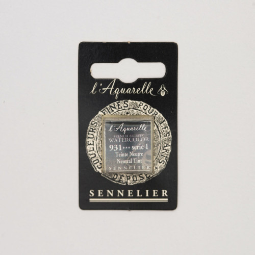 Акварельная краска Нейтральный оттенок S1 (Neutral Tint) Sennelier, полукювета