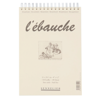 Блокнот на спирали для эскизов и очерков Ebauche Sennelier, 130 листов, 90 г/м, 21x29,7 см Блокнот на спирали для эскизов и очерков Ebauche Sennelier, 130 листов, 90 г/м, 21x29,7 см