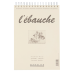 Блокнот на спирали для эскизов и очерков Ebauche Sennelier, 130 листов, 90 г/м, 21x29,7 см