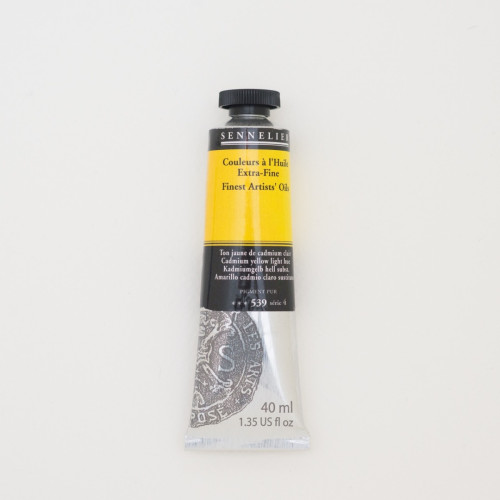 Масляная краска Кадмий желтый светлый (имитация) S4 (Cadmium yellow light hue) Sennelier, 40 мл
