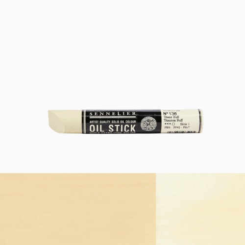 Фарба олійна у формі пастелі Титановий беж S1 (Titanium Buff) Sennelier Oil Stick, 38 мл Фарба олійна у формі пастелі Титановий беж S1 (Titanium Buff) Sennelier Oil Stick, 38 мл