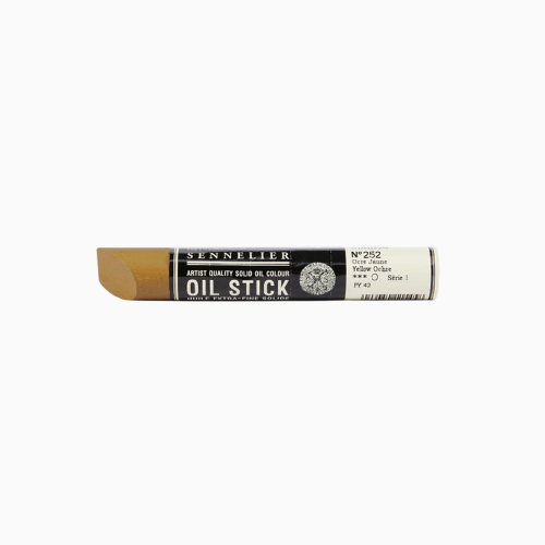 Краска масляная в форме пастели Желтая охра S1 (Yellow ochre) Sennelier Oil Stick, 38 мл