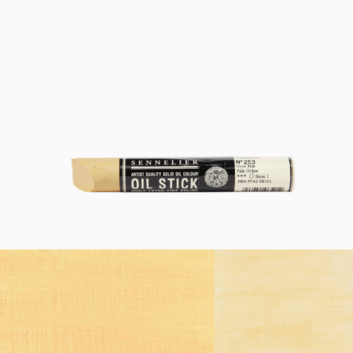 Фарба олійна у формі пастелі Бліда охра S1 (Pale Ochre) Sennelier Oil Stick, 38 мл Фарба олійна у формі пастелі Бліда охра S1 (Pale Ochre) Sennelier Oil Stick, 38 мл