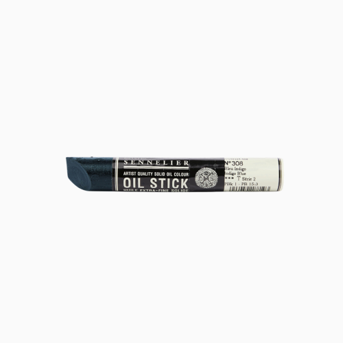 Краска масляная в форме пастели Индиго синий S2 (Indigo blue) Sennelier Oil Stick, 38 мл