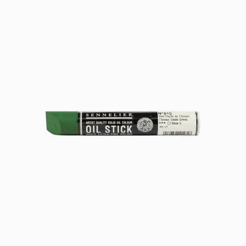 Краска масляная в форме пастели Зеленый оксид хрома S3 (Chromium oxide green) Sennelier Oil Stick, 38 мл