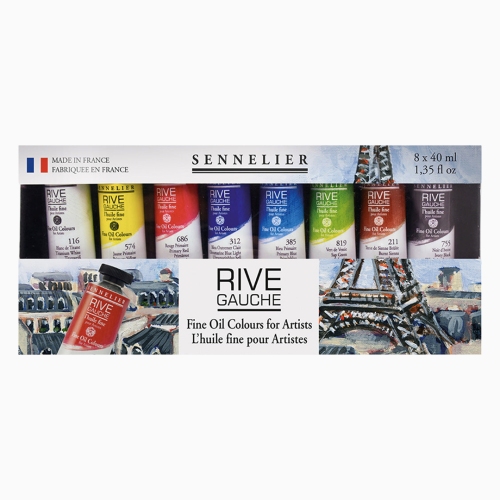 Набор масляных красок Rive Gauche, 10x21 мл, картон Набор масляных красок Rive Gauche, 10x21 мл, картон