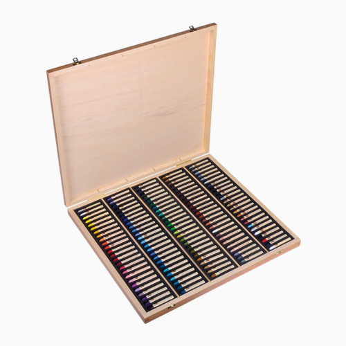 Подарунковий набір олійної пастелі Sennelier Universal, 120 кольорів, дерево  