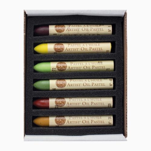 Набор масляной пастели Sennelier Pears duo, 6 цветов, картон Набор масляной пастели Sennelier Pears duo, 6 цветов, картон