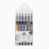 Набір пензлів з чорнилом Sennelier, Trendy, 6 шт, пластик  