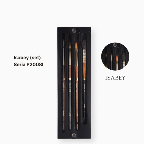 Набір пензлів Isabey, 4 шт, професійний художній комплект Набір пензлів Isabey, 4 шт, професійний художній комплект