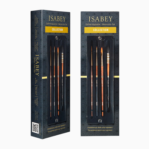 Набір пензлів Isabey, 4 шт, професійний художній комплект Набір пензлів Isabey, 4 шт, професійний художній комплект