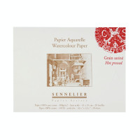 Склейка для акварелі Sennelier, 300 г/м², гаряче пресування, 20 аркушів, 41×31 см  
